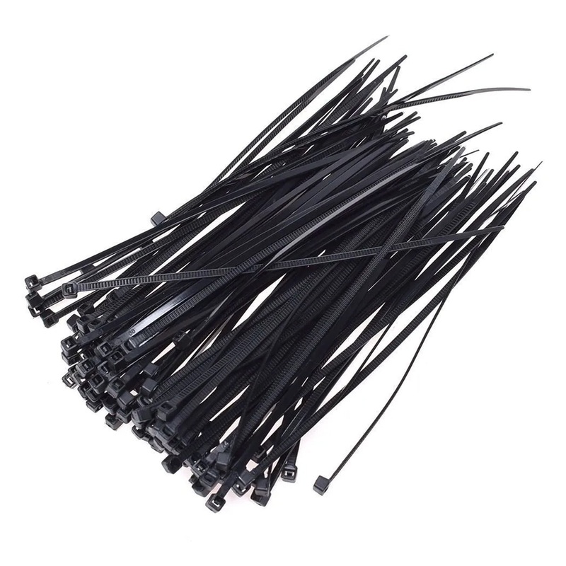 3100 MM Nylon Self Locking Cable Ties, Heavy Duty Strong Zip Wire Tie. Pack of 100pc – Black