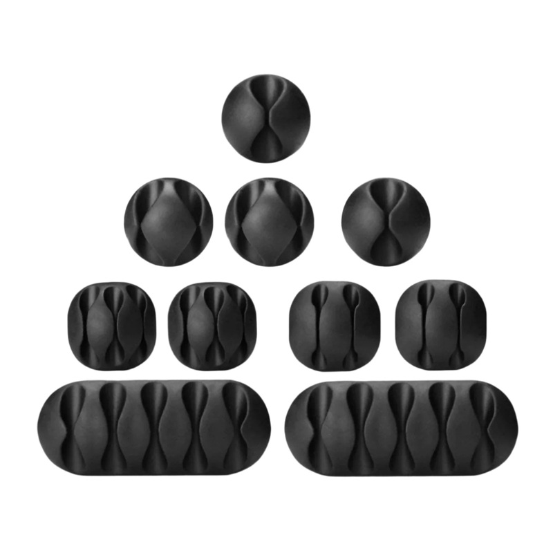 Cable Holder & Supporter  Secure & Organize All Types of Cables (10 Pc)