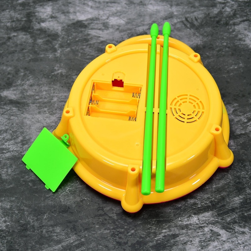 Flash Drum Toy  Colorful Musical Drum with Light Effects, Best Gift for Kids