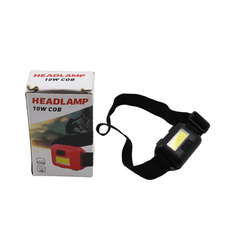 10W COB Waterproof Headlamp  Portable Lantern for Camping, Hiking, Cycling & Hunting (1 Pc)
