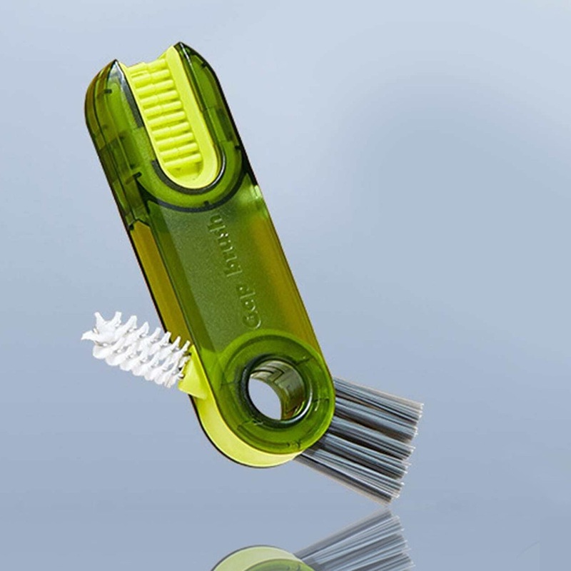 3-in-1 Multifunctional Bottle & Cup Cleaning Brush  Lid & Cover Scrubber for Kitchen (1 Pc)