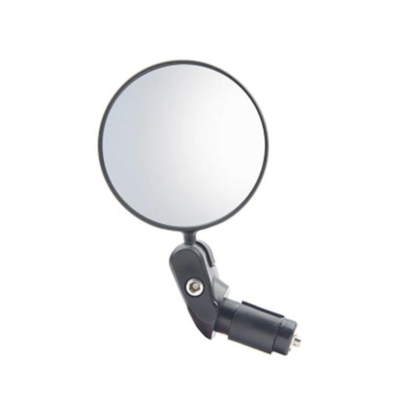 Bar End Bike Mirror: 360 Rotatable & Foldable (1 Pc)