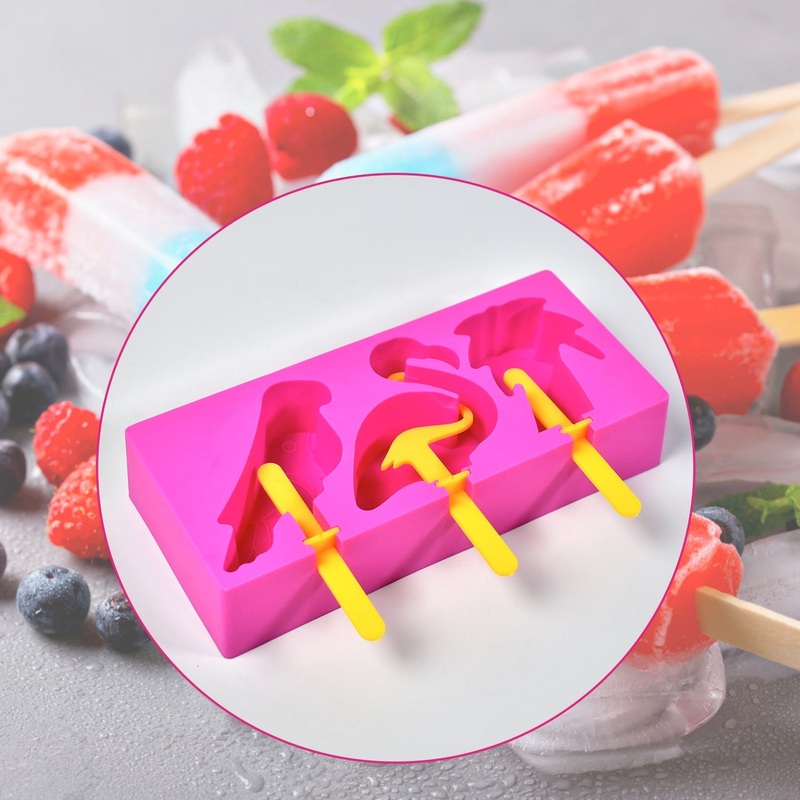 Fancy Ice Candy Mould Maker – Food-Grade Reusable sicle Molds, Ice Cream and Kulfi Sticks for All Ages