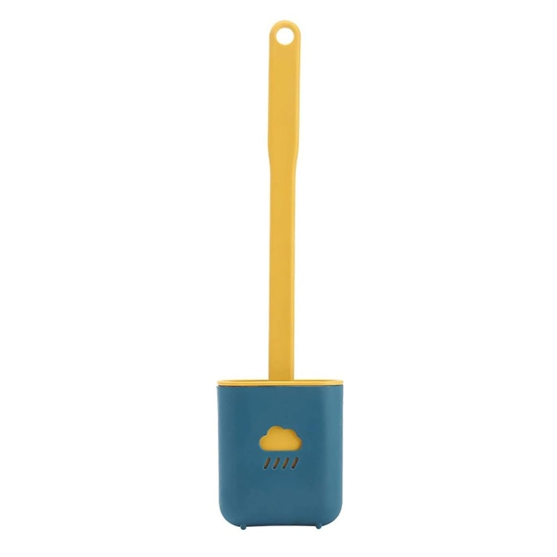 Silicone Toilet Brush with Holder (Without Box)