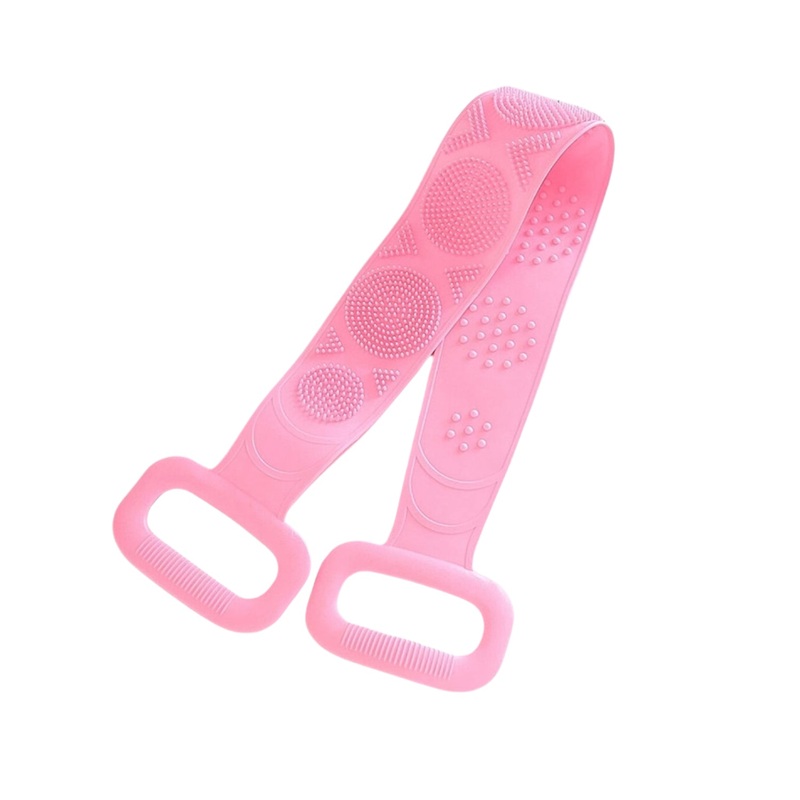 Silicone Body Back Scrubber – Double-Sided Bath Brush for Deep Cleaning & Massage (Medium Size /1pc)