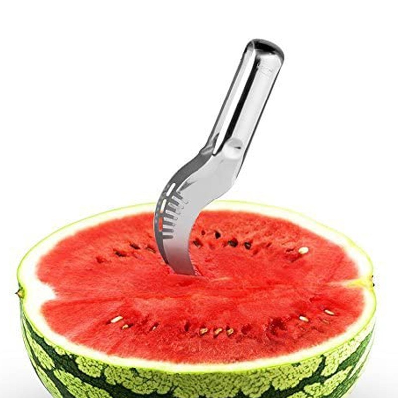 Watermelon Slicer – Stainless Steel Corer and Cutter, Multi-Purpose Fruit Slicing Kitchen Tool