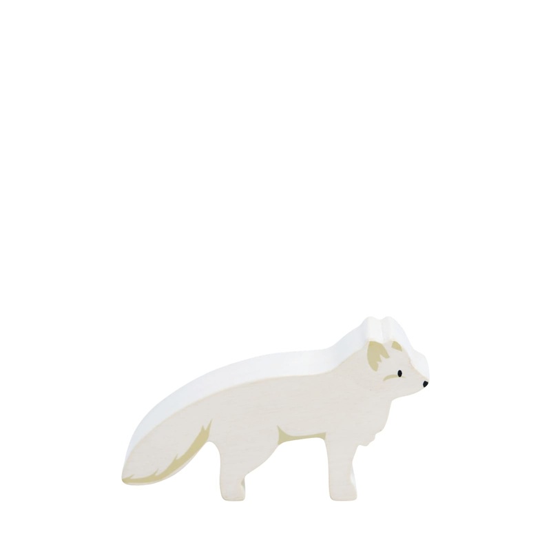 Wooden Arctic Fox