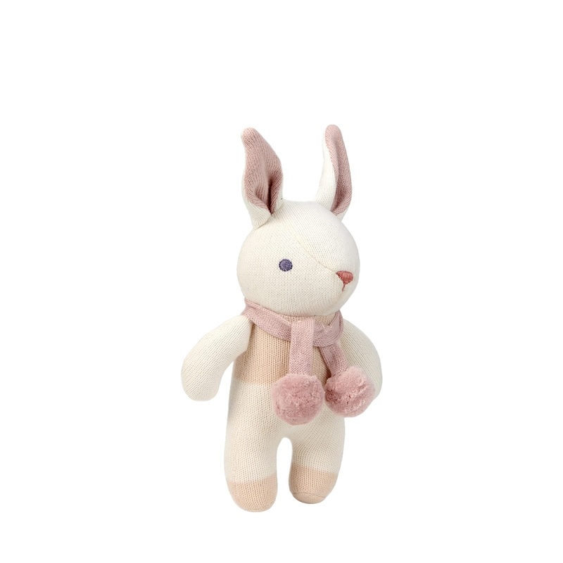 Baby Cream Bunny Rattle