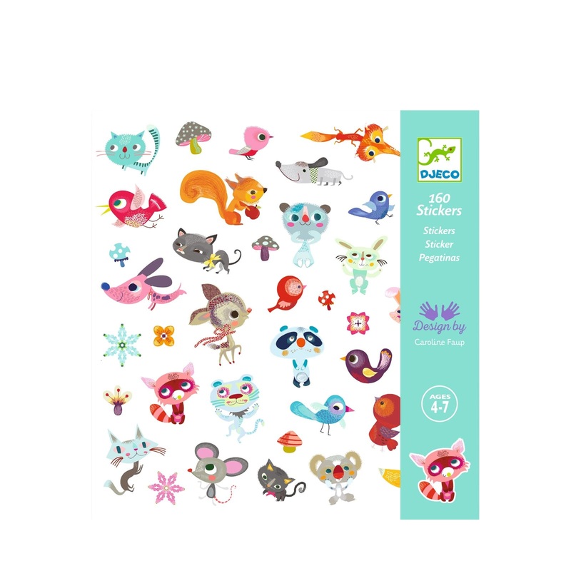 160 Stickers On Sheets – Little Friends