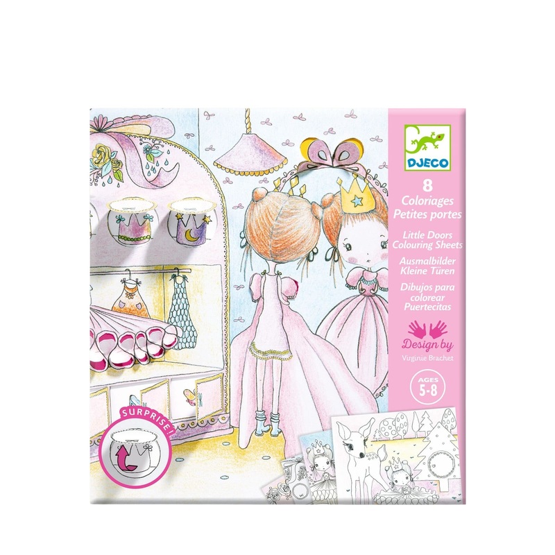Colouring Doors Craft Set – Little Ballerina