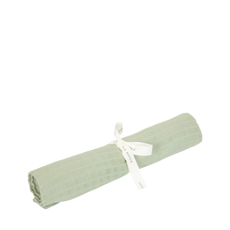 Swaddle Muslin 120cm x 120cm – Sage