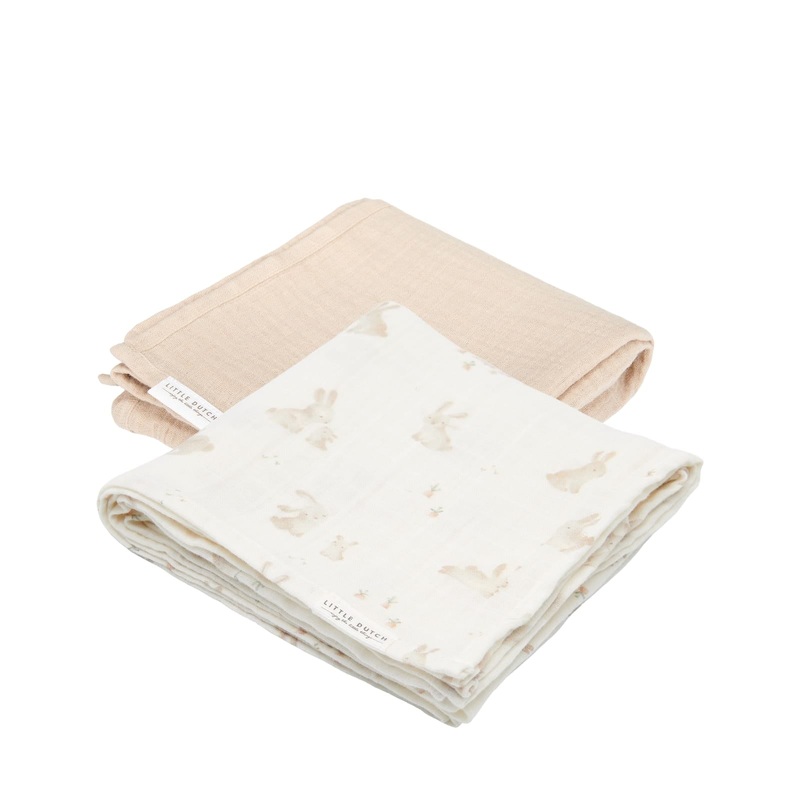 Swaddle Muslin 70cm x 70cm – Baby Bunny Beige