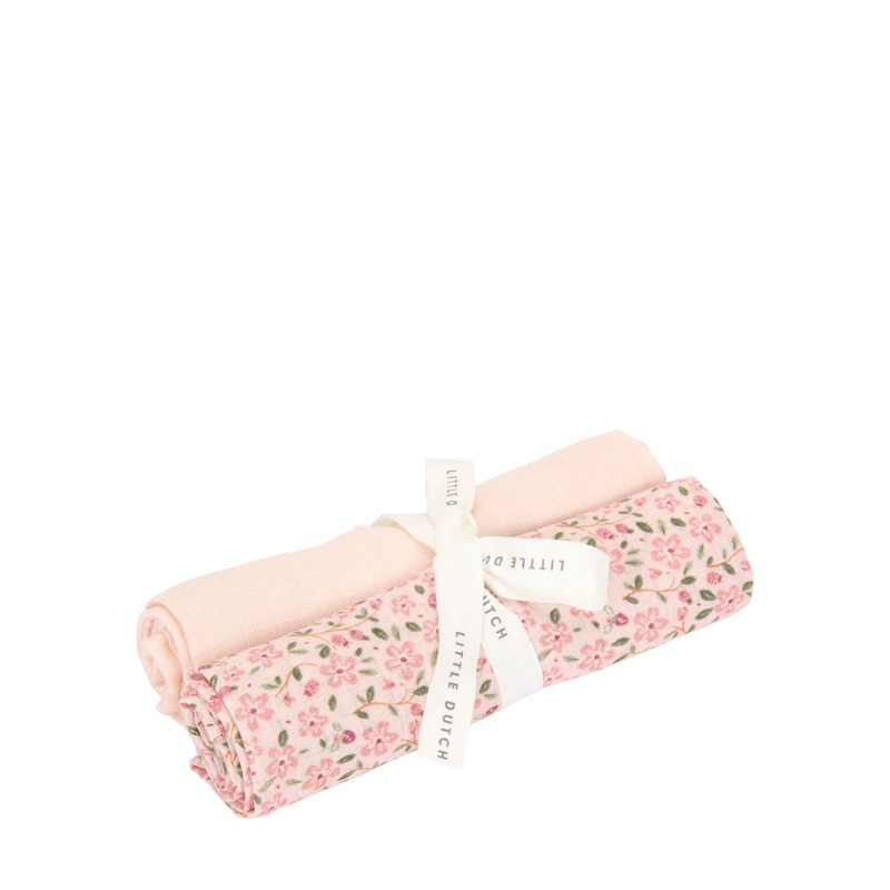 Swaddle Muslin 70cm x 70cm – Fairy Floral and Blossom