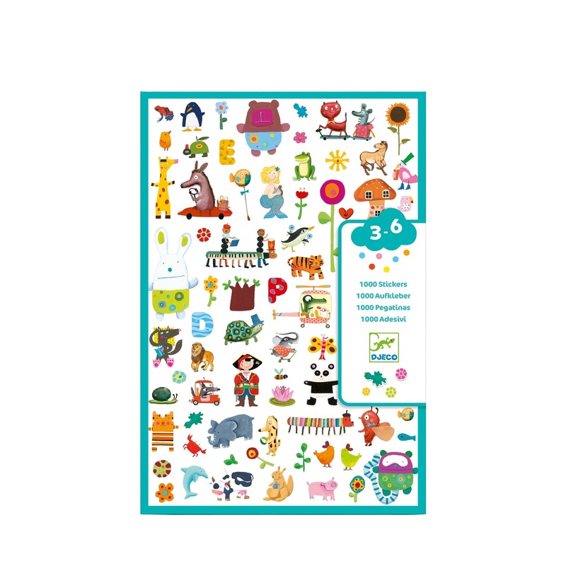 1000 Coloured Stickers – For Little Ones