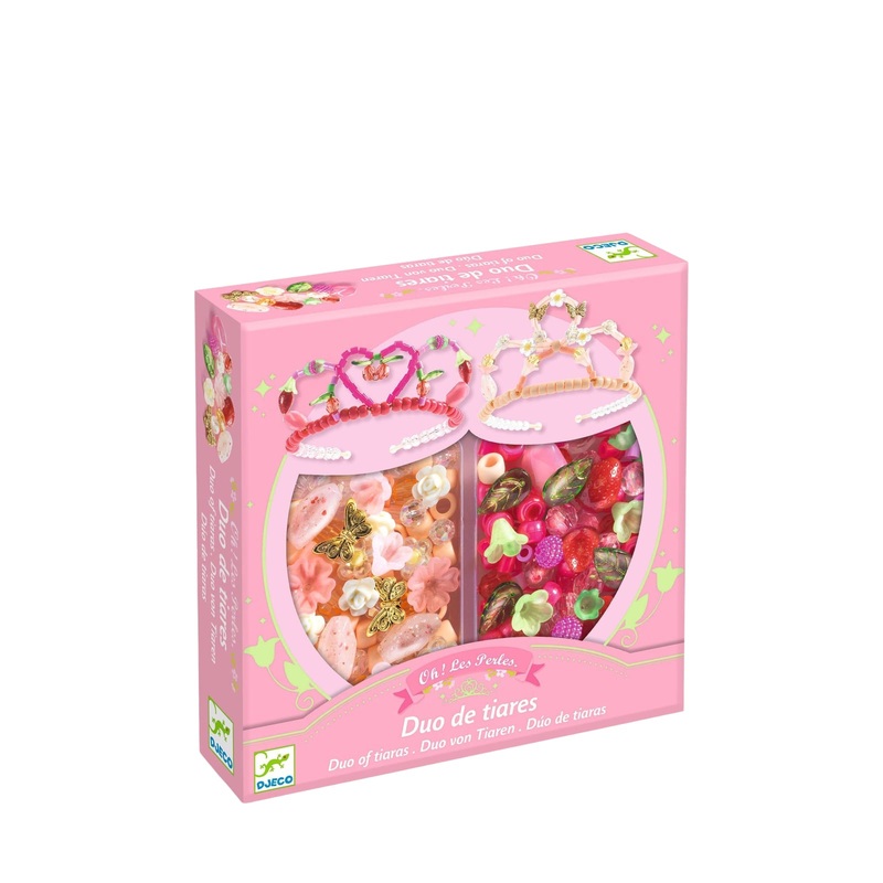 2 Bead Tiaras Craft Set – Pink