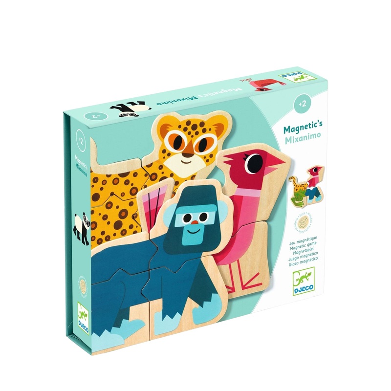 24 Magnetic Pieces – Mix Animals