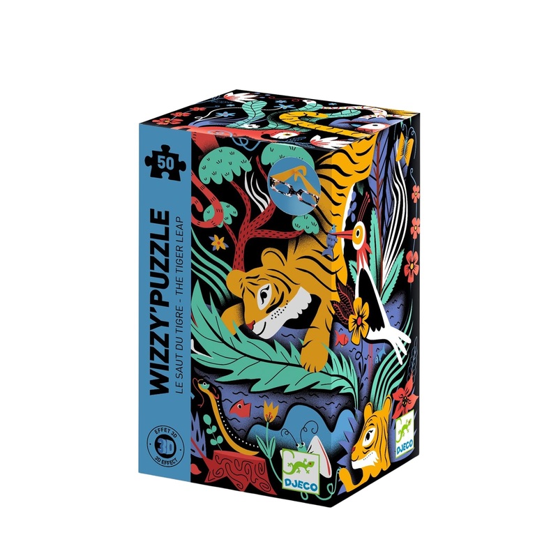 50 Piece 3D Puzzle – The Tiger Leap