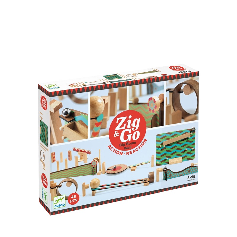 Zig and Go Construction Game – Big Wall 48 Pieces