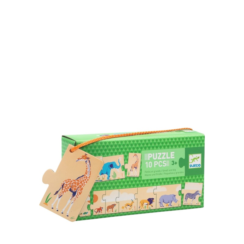 10 Piece Puzzle – Learn Big and Small