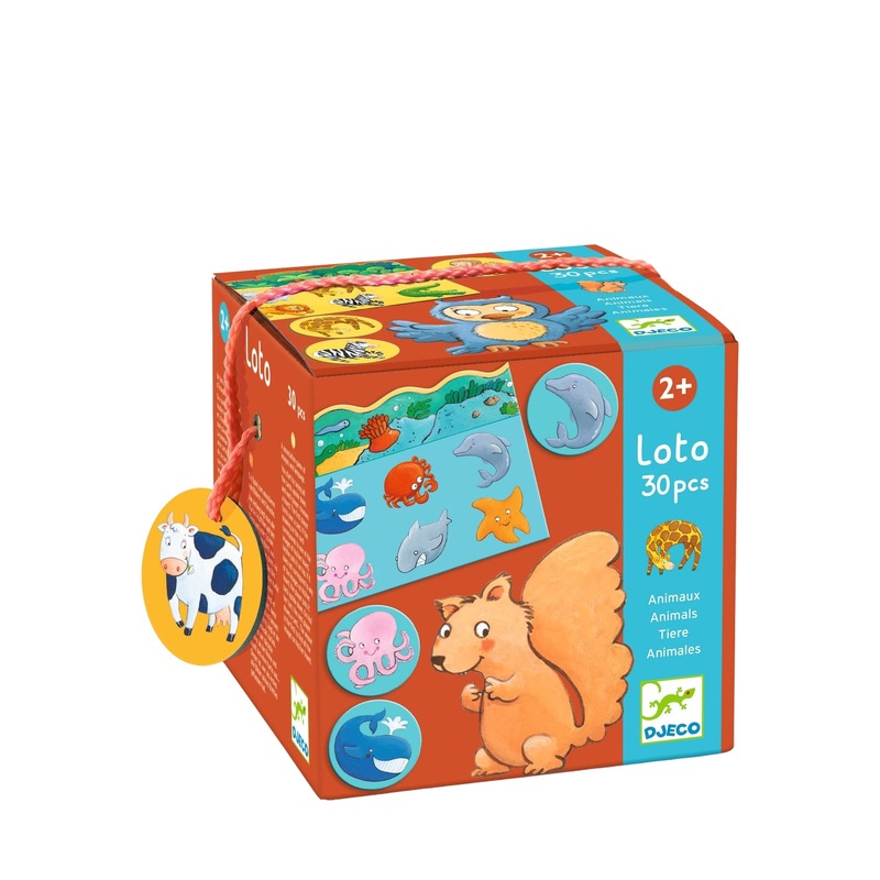 30 Piece Bingo Game – Animals