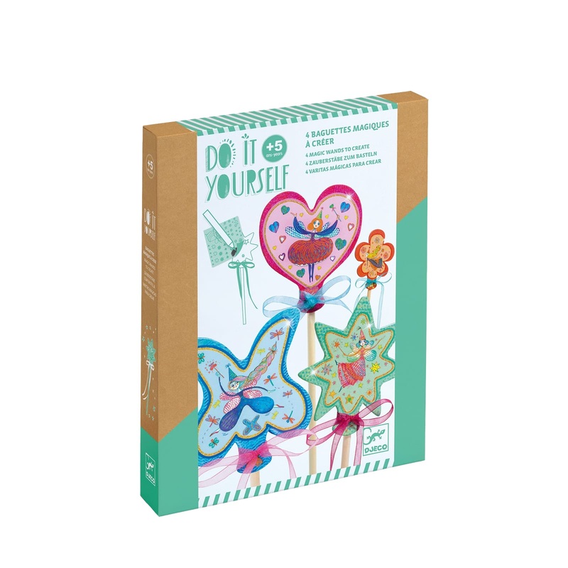 Do It Yourself Craft Set – 4 Fairy Wands