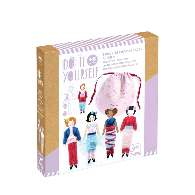 Do It Yourself Craft Set – 5 Worry Dolls