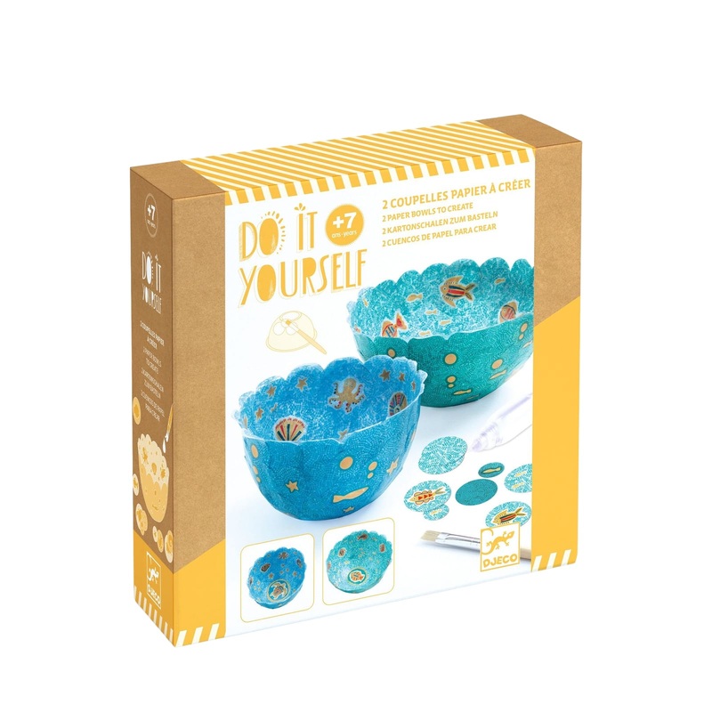 Do It Yourself Craft Set – Paper Bowls The Sea