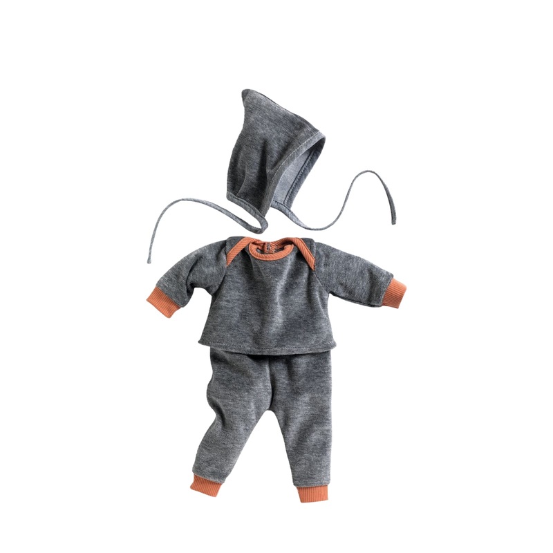 Doll Outfit Set 34cm – Pearl Grey