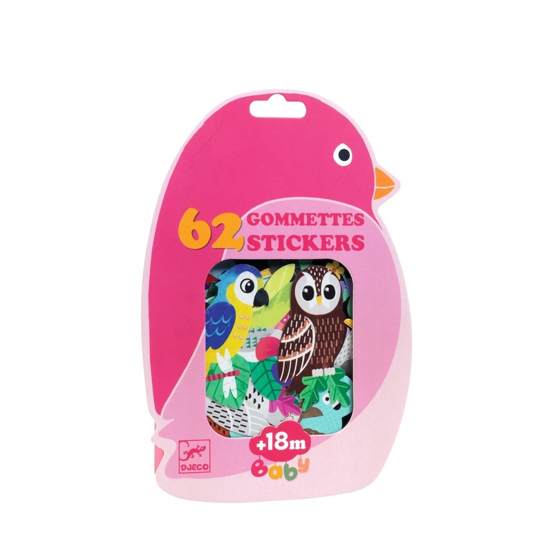 62 Repositionable Stickers – Birds