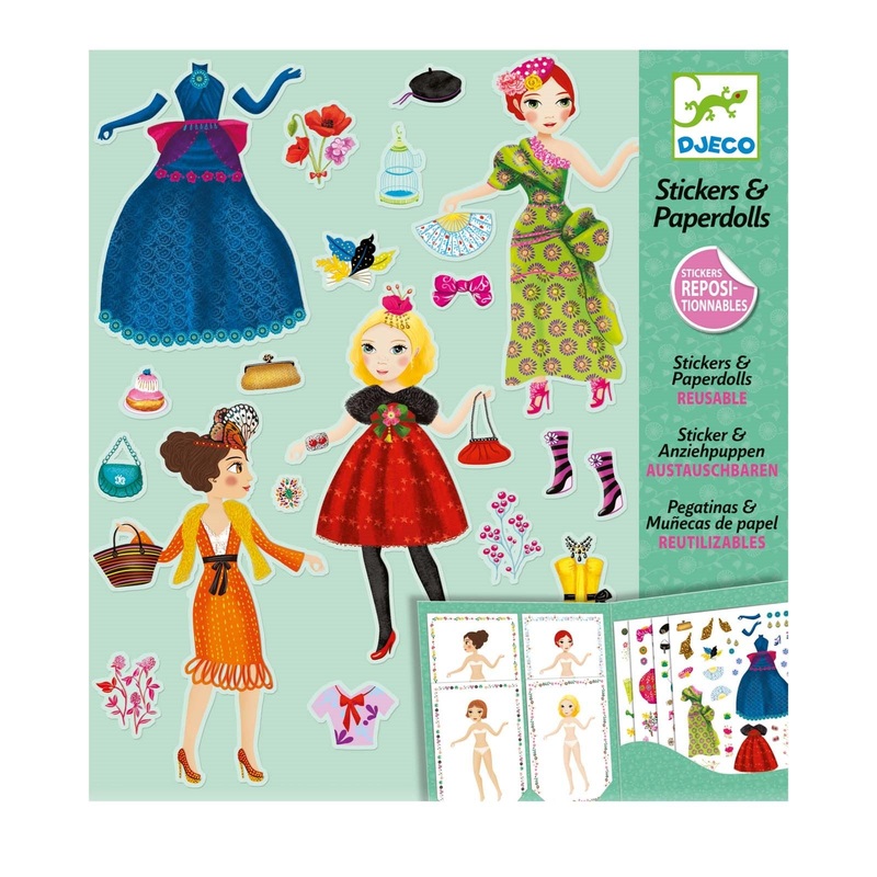 Massive Fashion Paper Dolls Set