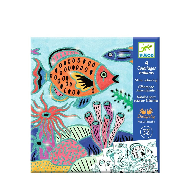 Shiny Colouring Craft Set – Under The Sea