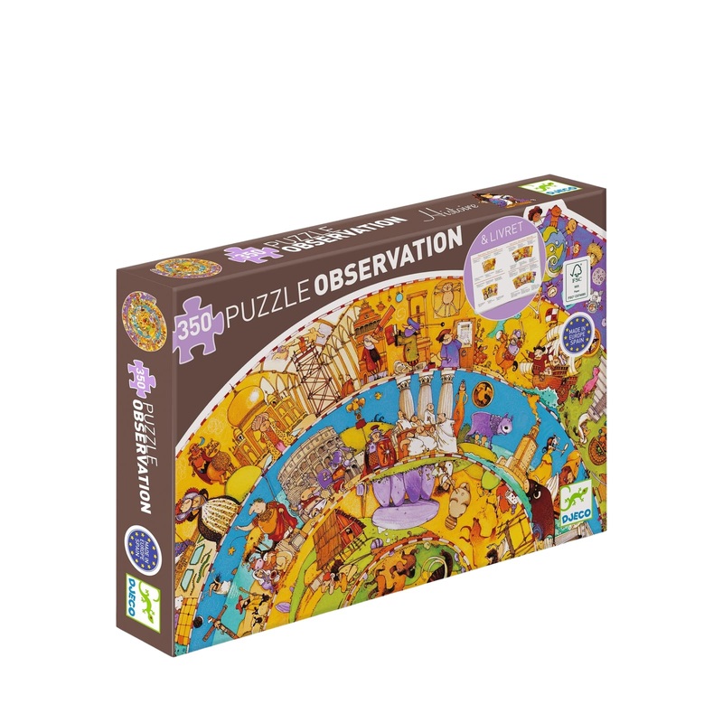 350 Piece Puzzle and Booklet – History