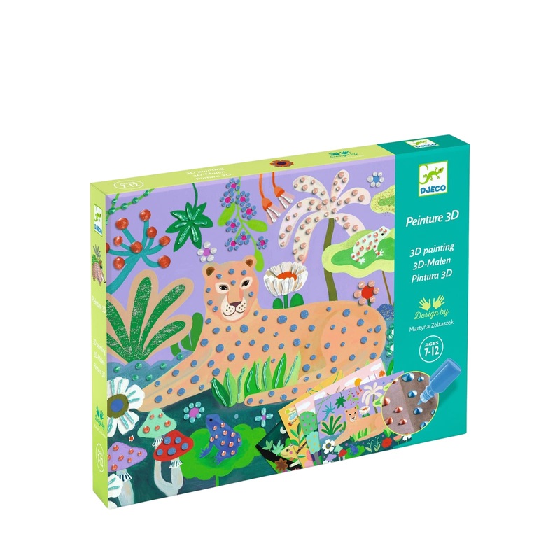 3D Painting Craft Set – Tropical Forest