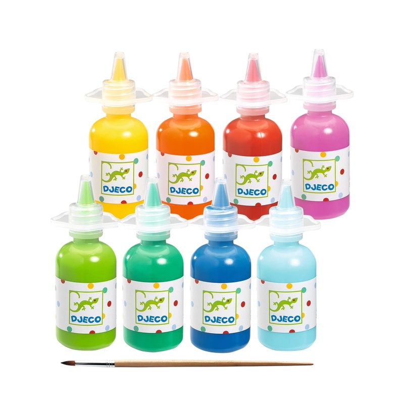 8 Bottles Of Poster Paint