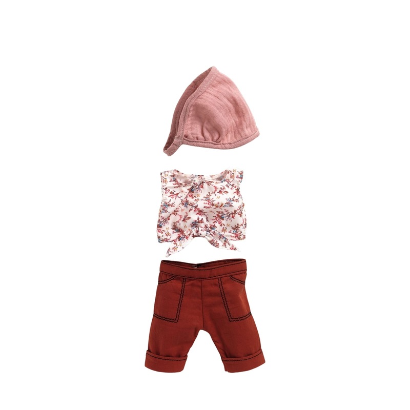 Doll Outfit Set 32cm – Burgundy Set