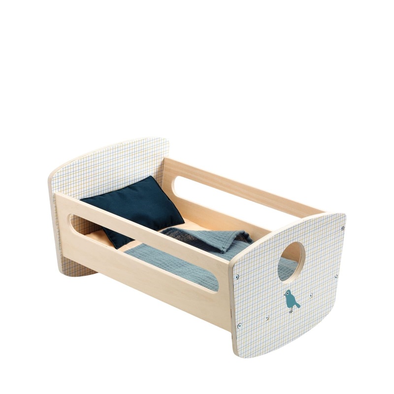 Doll Rocking Bed – Blue Night