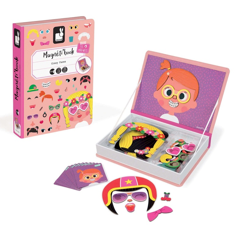 Magnetic Book – Girl’s Crazy Faces