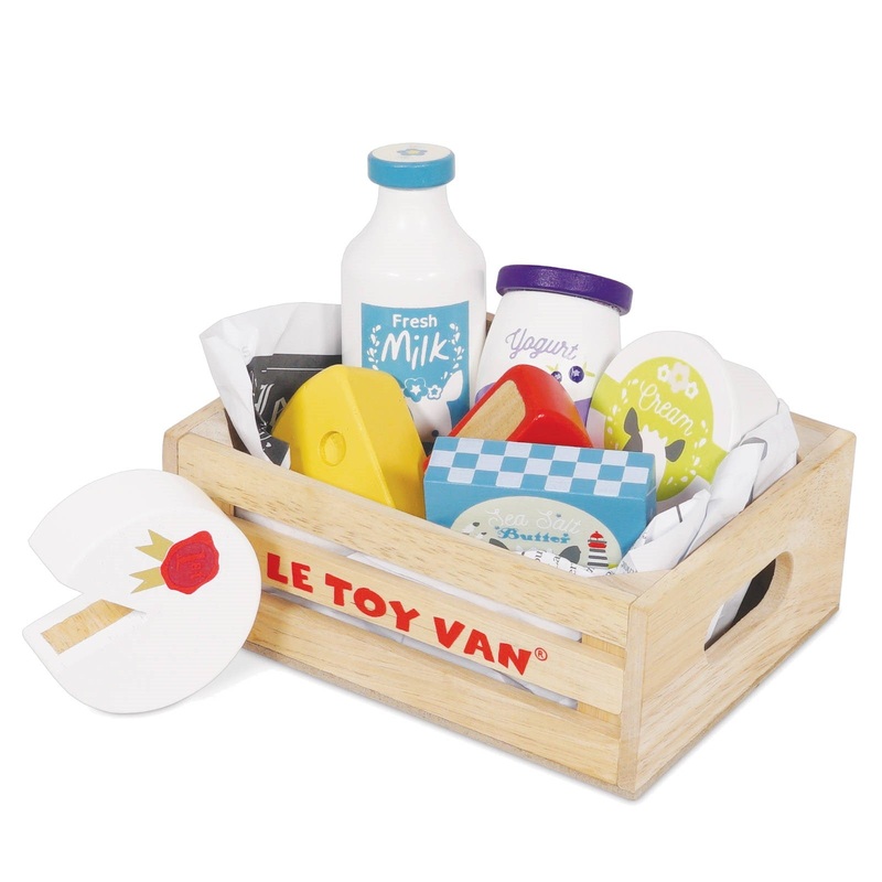Wooden Crate – Cheese and Dairy