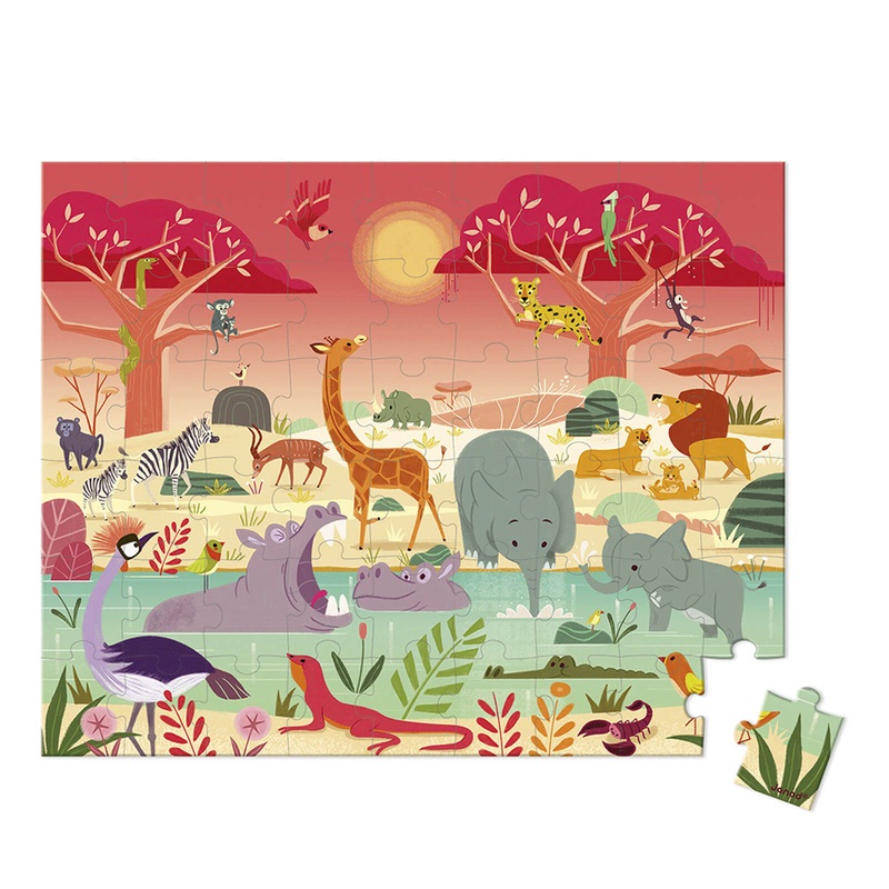 Puzzle Animal Reserve – 54 Pieces