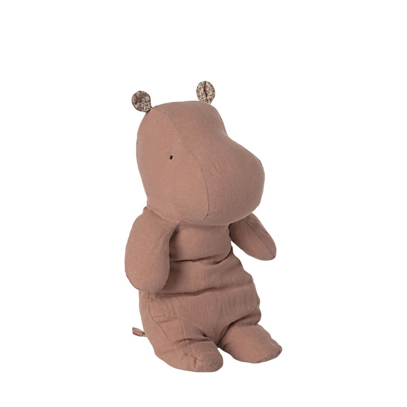 Safari Friends Medium Hippo – Old Rose