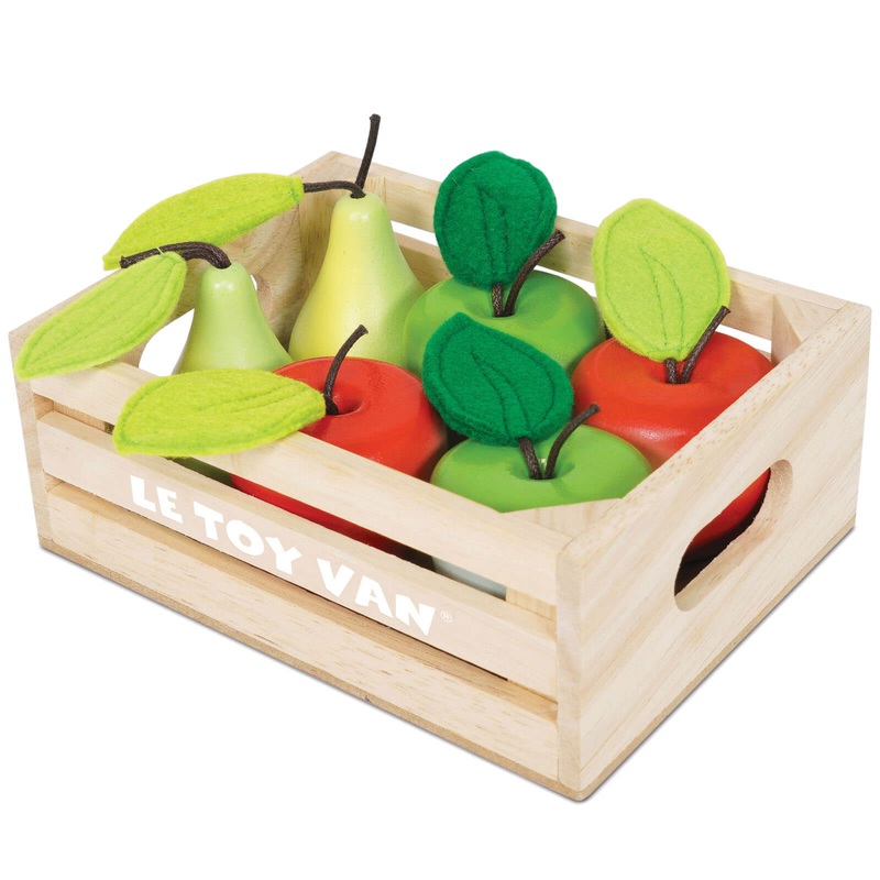 Wooden Crate – Apples and Pears