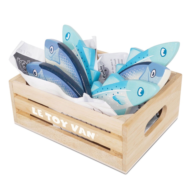 Wooden Crate – Fresh Fish