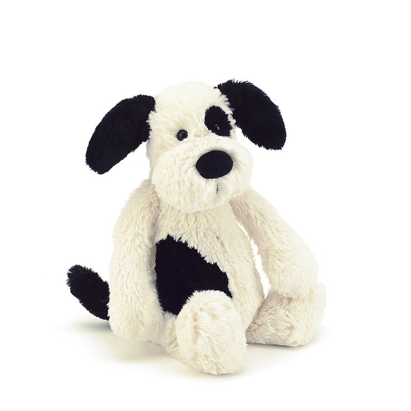 Original Bashful Puppy Black and Cream