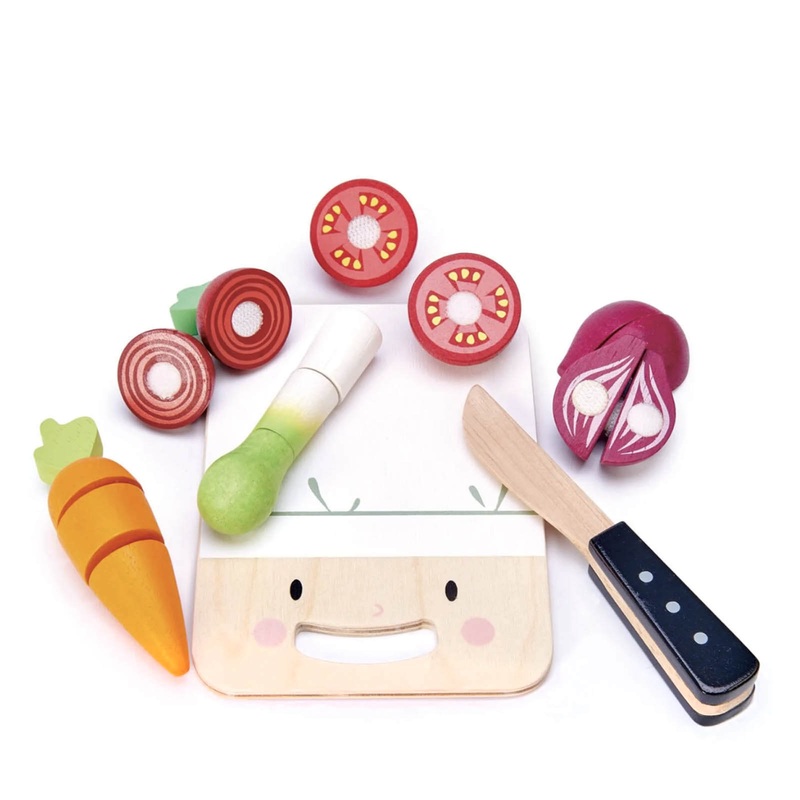 Chopping Board and Veg