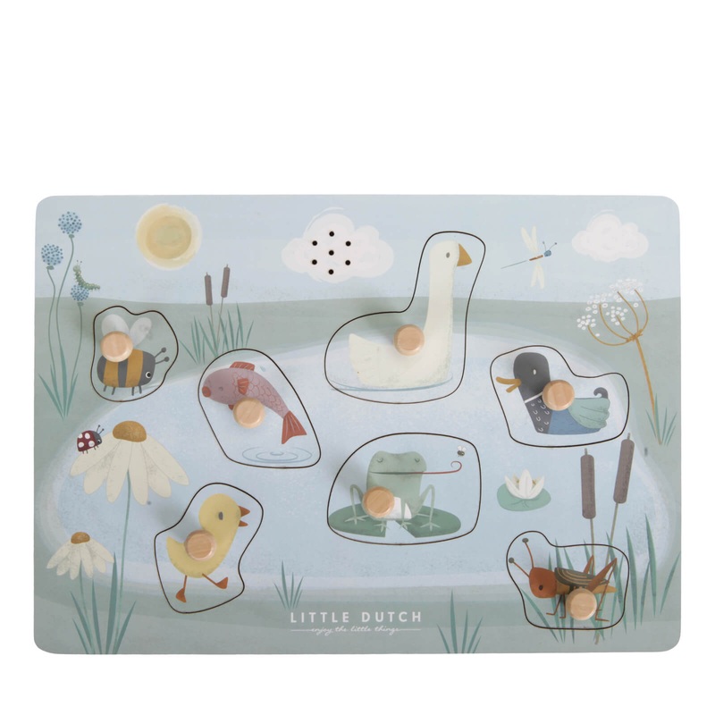 Wooden Sound Puzzle – Pond Animals