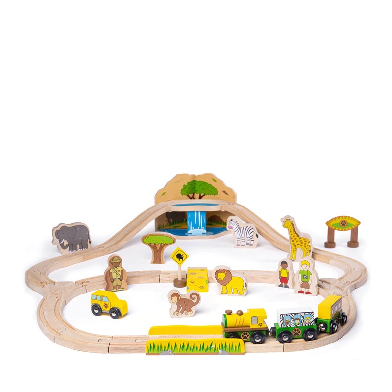 Safari Train Set – 38 Pieces