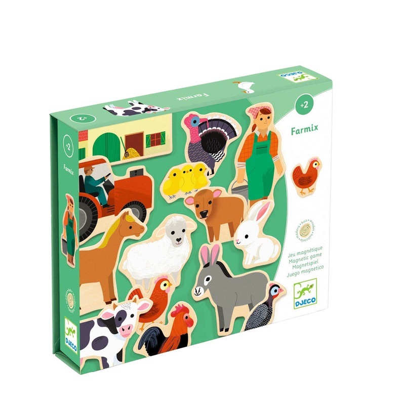 24 Magnetic Pieces – Farm