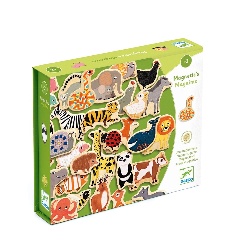 36 Wooden Magnets – Animals