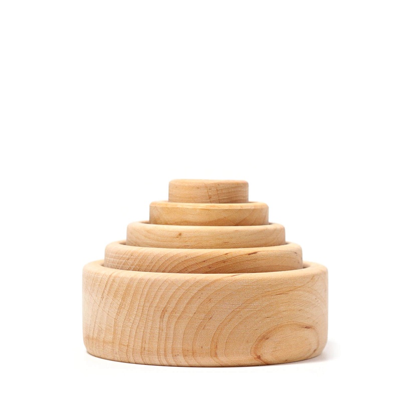 5 Stacking Bowls – Natural