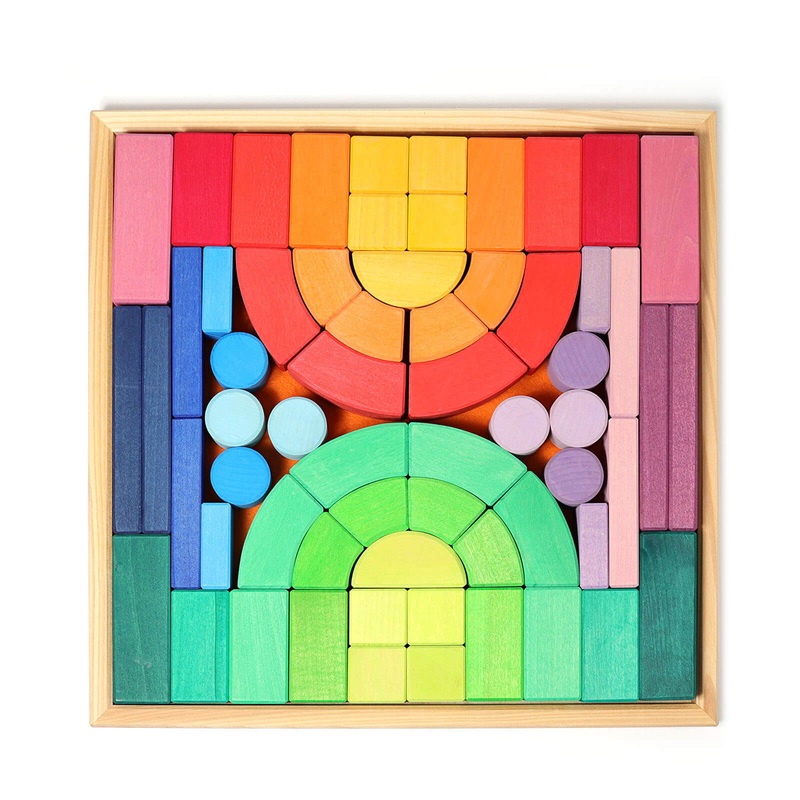 Coloured Building Block Set – Romanesque